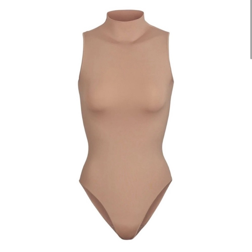 Skims mock neck bodysuit